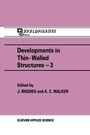 Cover: Developments in Thin-Walled Structures - 3 - CRC Press