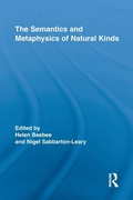 Cover: The Semantics and Metaphysics of Natural Kinds - Routledge