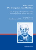 Cover: Emil Fuchs: Das Evangelium nach Matth&auml;us - Kovac, Dr. Verlag