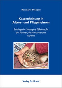 Abbildung von: Katzenhaltung in Alters- und Pflegeheimen - Kovac, Dr. Verlag