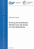 Cover: Erh&ouml;hung der erreichbaren Ziehtiefe durch den Einsatz von Tailor Rolled Blanks - Shaker