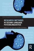 Cover: Research Methods in Second Language Psycholinguistics - Routledge