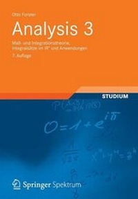 Enlarge image Cover: Analysis 3 - Vieweg+Teubner Verlag