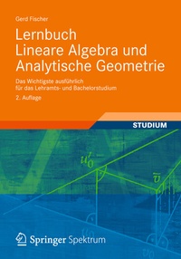 Abbildung von: Lernbuch Lineare Algebra und Analytische Geometrie - Springer Vieweg
