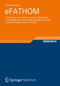 Enlarge image Cover: eFATHOM - Vieweg+Teubner Verlag