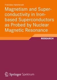 Abbildung von: Magnetism and Superconductivity in Iron-based Superconductors as Probed by Nuclear Magnetic Resonance - Vieweg+Teubner Verlag