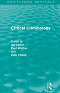 Cover: Critical Criminology (Routledge Revivals) - Routledge