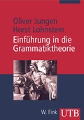 Cover: Einf&uuml;hrung in die Grammatiktheorie - UTB