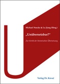 Cover: "Un&uuml;bersetzbar?" - Kovac, Dr. Verlag