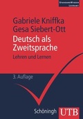 Cover: Deutsch als Zweitsprache - UTB