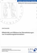 Cover: Effektivit&auml;t und Effizienz bei Dienstleistungen von Investitionsg&uuml;terherstellern - Shaker