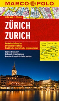 Abbildung von: MARCO POLO Cityplan Zürich 1:15 000 - MAIRDUMONT