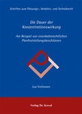 Cover: Die Dauer der Konzentrationswirkung - Kovac, Dr. Verlag