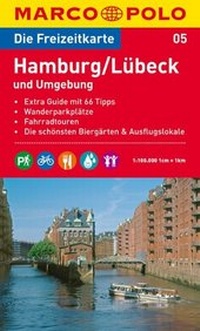 Abbildung von: MARCO POLO Freizeitkarte Blatt 5 Hamburg, Lübeck 1:100 000 - MAIRDUMONT