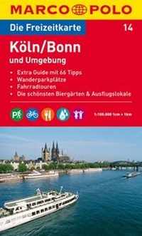 Abbildung von: MARCO POLO Freizeitkarte Köln, Bonn und Umgebung 1:100 000 - MAIRDUMONT