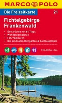 Abbildung von: MARCO POLO Freizeitkarte Blatt 21 Fichtelgebirge, Frankenwald 1:100 000 - MAIRDUMONT