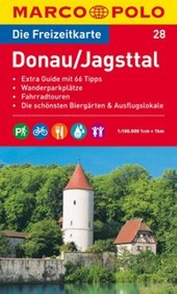 Abbildung von: MARCO POLO Freizeitkarte Blatt 28 Donau, Jagsttal 1:100 000 - MAIRDUMONT