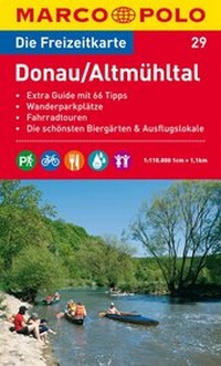 Abbildung von: MARCO POLO Freizeitkarte Blatt 29 Donau, Altmühltal 1:110 000 - MAIRDUMONT