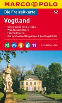 Abbildung von: MARCO POLO Freizeitkarte Blatt 62 Vogtland 1:100 000 - MAIRDUMONT