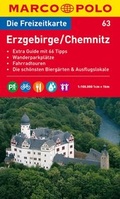 Cover: MARCO POLO Freizeitkarte Blatt 63 Erzgebirge, Chemnitz 1:100 000 - MAIRDUMONT