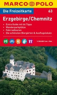 Abbildung von: MARCO POLO Freizeitkarte Blatt 63 Erzgebirge, Chemnitz 1:100 000 - MAIRDUMONT