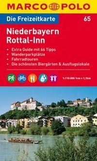 Abbildung von: MARCO POLO Freizeitkarte Blatt 65 Niederbayern, Rottal-Inn 1:120 000 - MAIRDUMONT