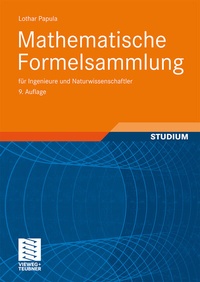Bild vergrößern Bild: Mathematische Formelsammlung - Vieweg+Teubner Verlag