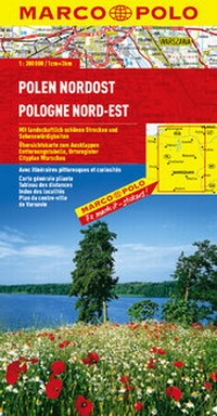 Abbildung von: MARCO POLO Karte Polen Blatt 2 Polen Nordost 1:300 000 - MAIRDUMONT