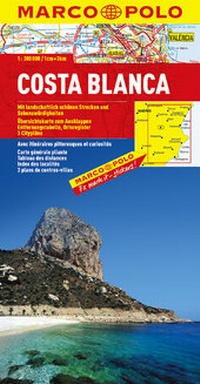 Abbildung von: MARCO POLO Karte Spanien Blatt 6 Costa Blanca 1:300 000 - MAIRDUMONT