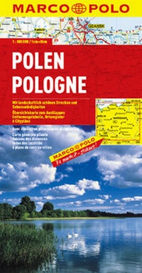 Abbildung von: MARCO POLO Länderkarte Polen 1:800 000 - MAIRDUMONT