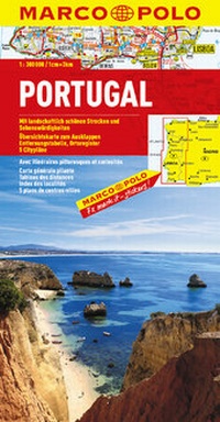 Abbildung von: MARCO POLO Länderkarte Portugal 1:300 000 - MAIRDUMONT