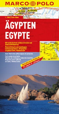 Abbildung von: MARCO POLO Länderkarte Ägypten 1:1 000 000 - MAIRDUMONT