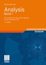 Cover: Analysis Band 1 - Vieweg+Teubner Verlag