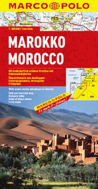 Abbildung von: MARCO POLO Länderkarte Marokko 1:800 000 - MAIRDUMONT