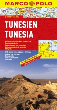 Abbildung von: MARCO POLO Kontinentalkarte Tunesien 1:800.000 - MAIRDUMONT