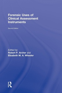 Abbildung von: Forensic Uses of Clinical Assessment Instruments - Routledge