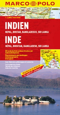 Abbildung von: MARCO POLO Kontinentalkarte Indien, Nepal 1:2 500 000 - MAIRDUMONT