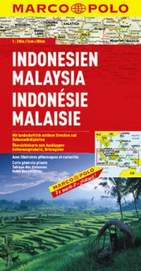 Abbildung von: MARCO POLO Kontinentalkarte Indonesien, Malaysia 1:2 000 000 - MAIRDUMONT