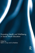 Cover: Promoting Health and Well-being in Social Work Education - Routledge