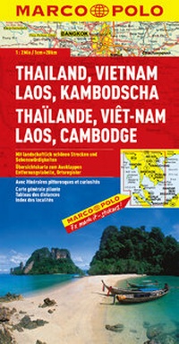 Abbildung von: MARCO POLO Kontinentalkarte Thailand, Vietnam, Laos, Kambodscha 1:2 000 000 - MAIRDUMONT