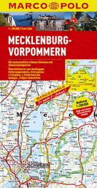 Abbildung von: MARCO POLO Karte Deutschland Blatt 2 Mecklenburg-Vorpommern 1:200 000 - MAIRDUMONT