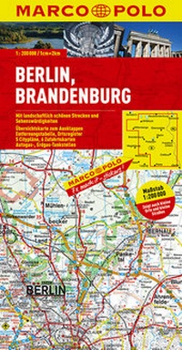 Abbildung von: MARCO POLO Karte Deutschland Blatt 4 Berlin, Brandenburg 1:200 000 - MAIRDUMONT