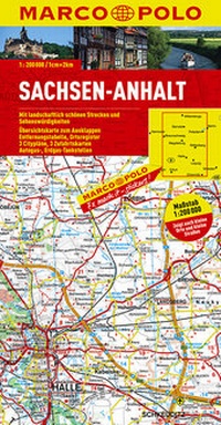 Abbildung von: MARCO POLO Karte Deutschland Blatt 8 Sachsen-Anhalt 1:200 000 - MAIRDUMONT