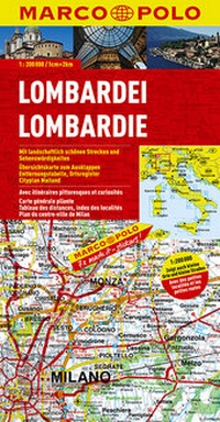 Abbildung von: MARCO POLO Karte Italien Blatt 2 Lombardei, Oberitalienische Seen 1:200 000 - MAIRDUMONT