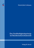 Bild: Das Nachhaltigkeitsprinzip im Bundesnaturschutzrecht - Kovac, Dr. Verlag