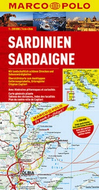 Abbildung von: MARCO POLO Karte Italien Blatt 15 Sardinien 1:200 000 - MAIRDUMONT