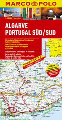 Abbildung von: MARCO POLO Karte Algarve, Portugal Süd 1:200 000 - MAIRDUMONT