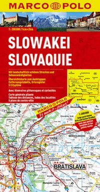 Abbildung von: MARCO POLO Karte Slowakei 1:200 000 - MAIRDUMONT