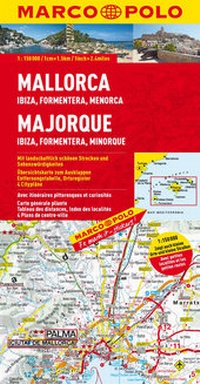 Abbildung von: MARCO POLO Karte Mallorca, Ibiza, Formentera, Menorca 1:150 000 - MAIRDUMONT