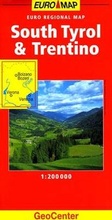 Cover: South Tyrol and Trentino GeoCenter Euro Map - Mairs Geographischer Verlag,Kurt Mair